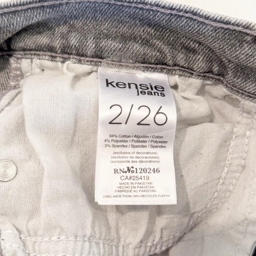 NWT Kenzie The Allie High Rise Slim Straight Vintage Luxe Jeans - Picture 11 of 11